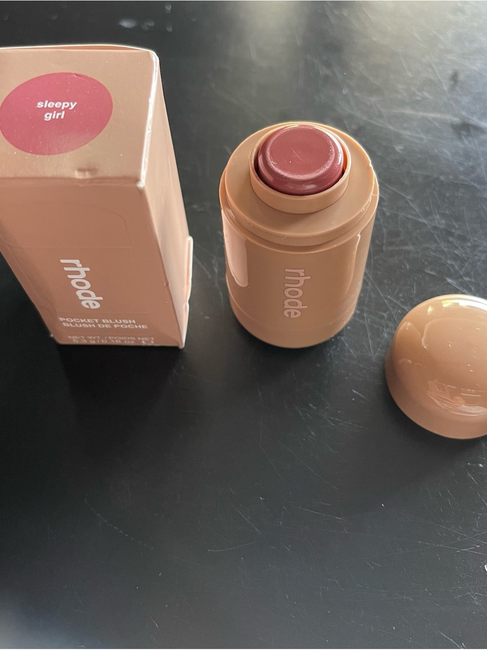 RHODE Pocket Blush Stick — Sleepy Girl Mauve Pink